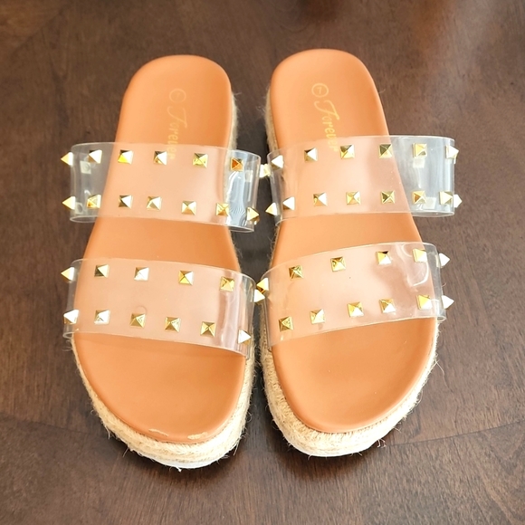 Forever 21 Shoes Ladies Slides Size 7 Poshmark